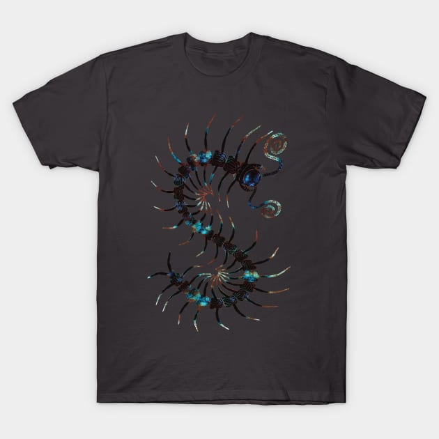 Rusty Centipede T-Shirt by IgorAndMore